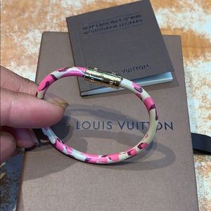 Louis Vuitton Jewelry - Louis Vuitton monogram leopard “keep” bracelet Louis Vuitton Jewelry - Louis Vuitton monogram leopard “keep” bracelet